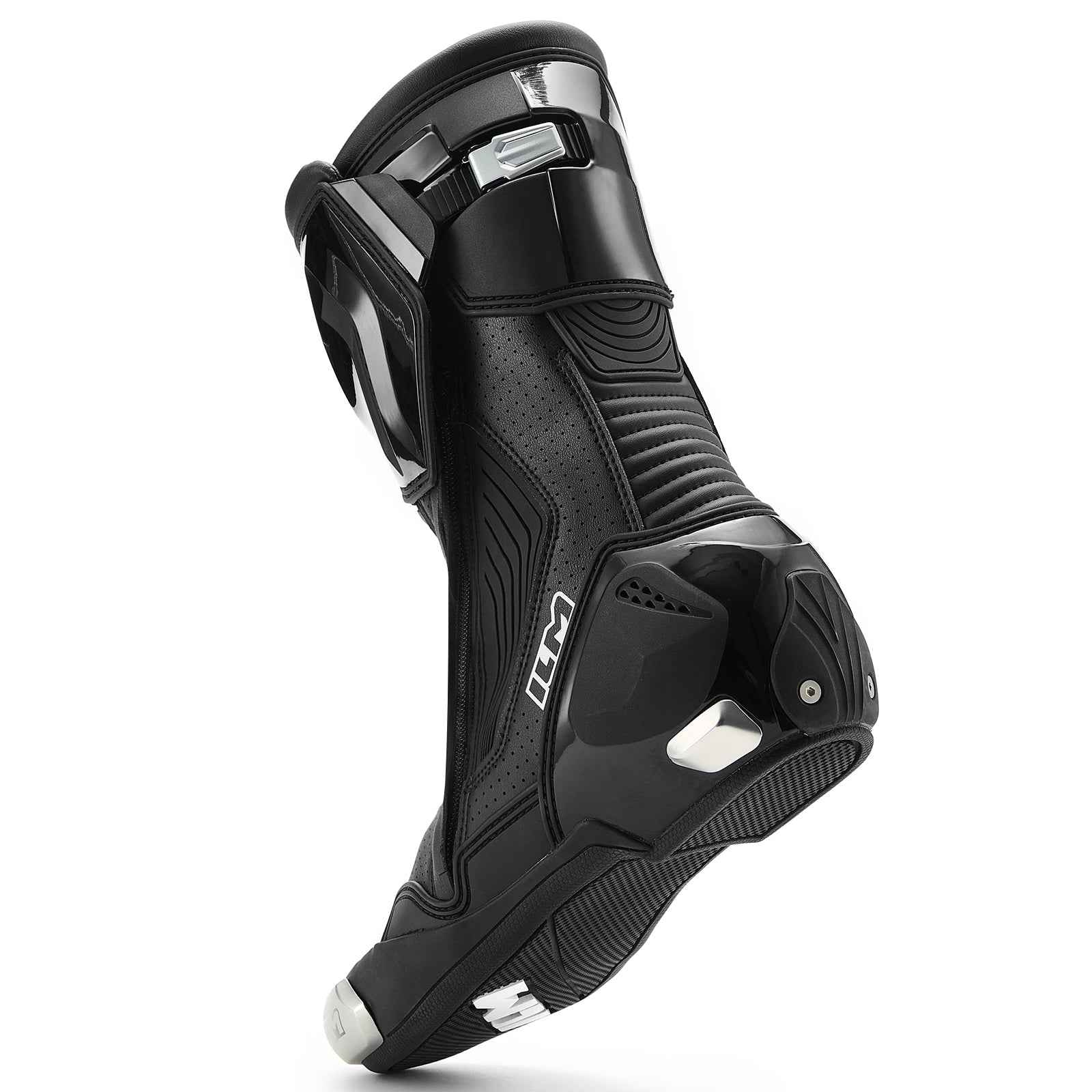 ILM Motorcycle Racing Boots Enhanced Ventilation Anti Slip Street Riding Sport Footwear CE Protective Gear Model BRC1