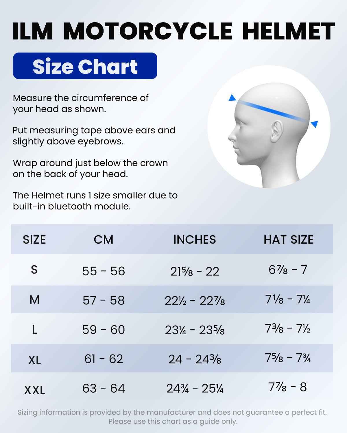 ILM Bluetooth Integrated Modular Flip up Full Face Motorcycle Helmet Model 953PRO