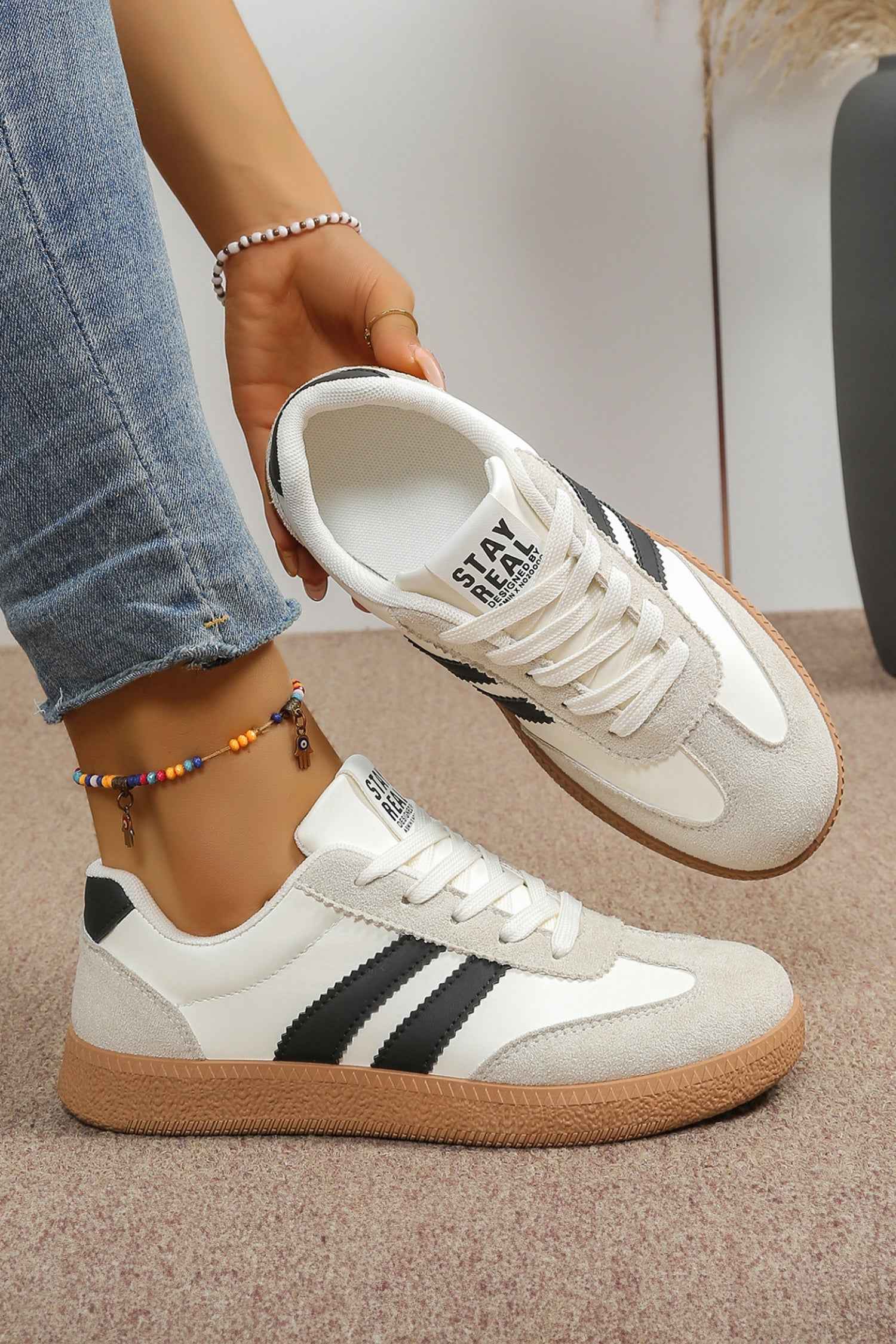 Harper Leather Lace Up Shoes