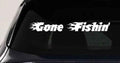 Gone Fishin Blazed Flame Fishing Decal for Car Truck Window Sticker