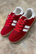 Harper Lace Up Flat Shoes