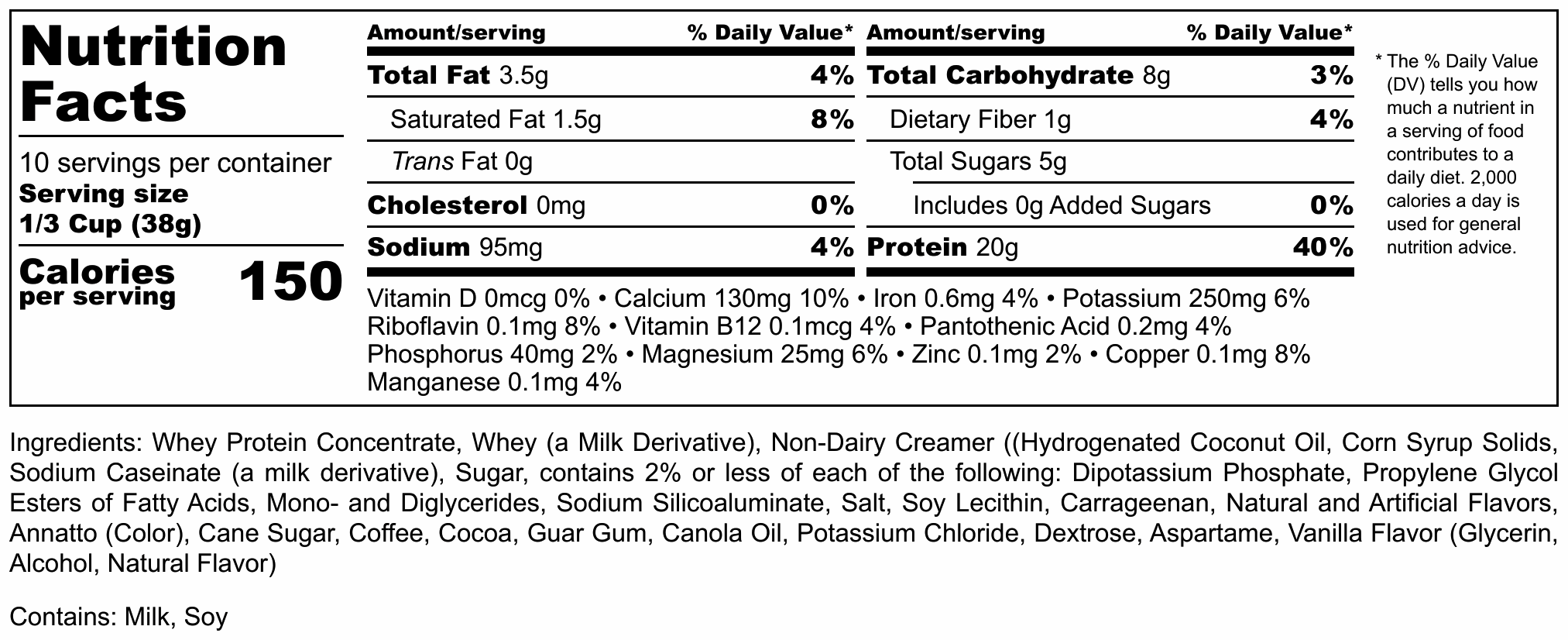 Hi-West Cafe Mocha Protein Smoothy