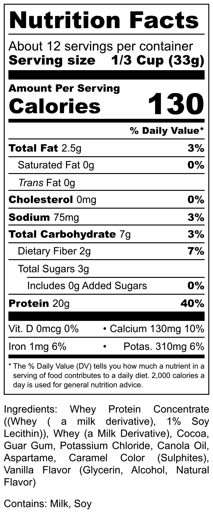 Hi-West Chocolate Protein Shake - PW PitStop
