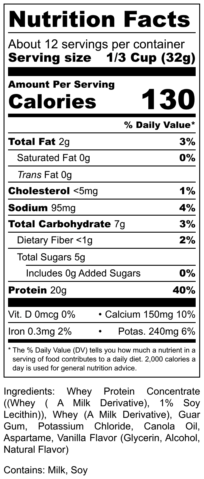 Hi-West Vanilla Protein Shake - PW PitStop