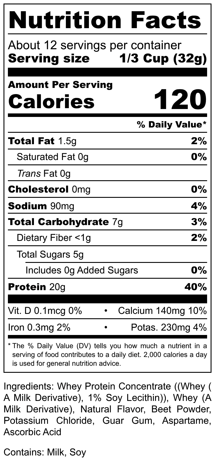 Hi-West Berry Protein Shake - PW PitStop