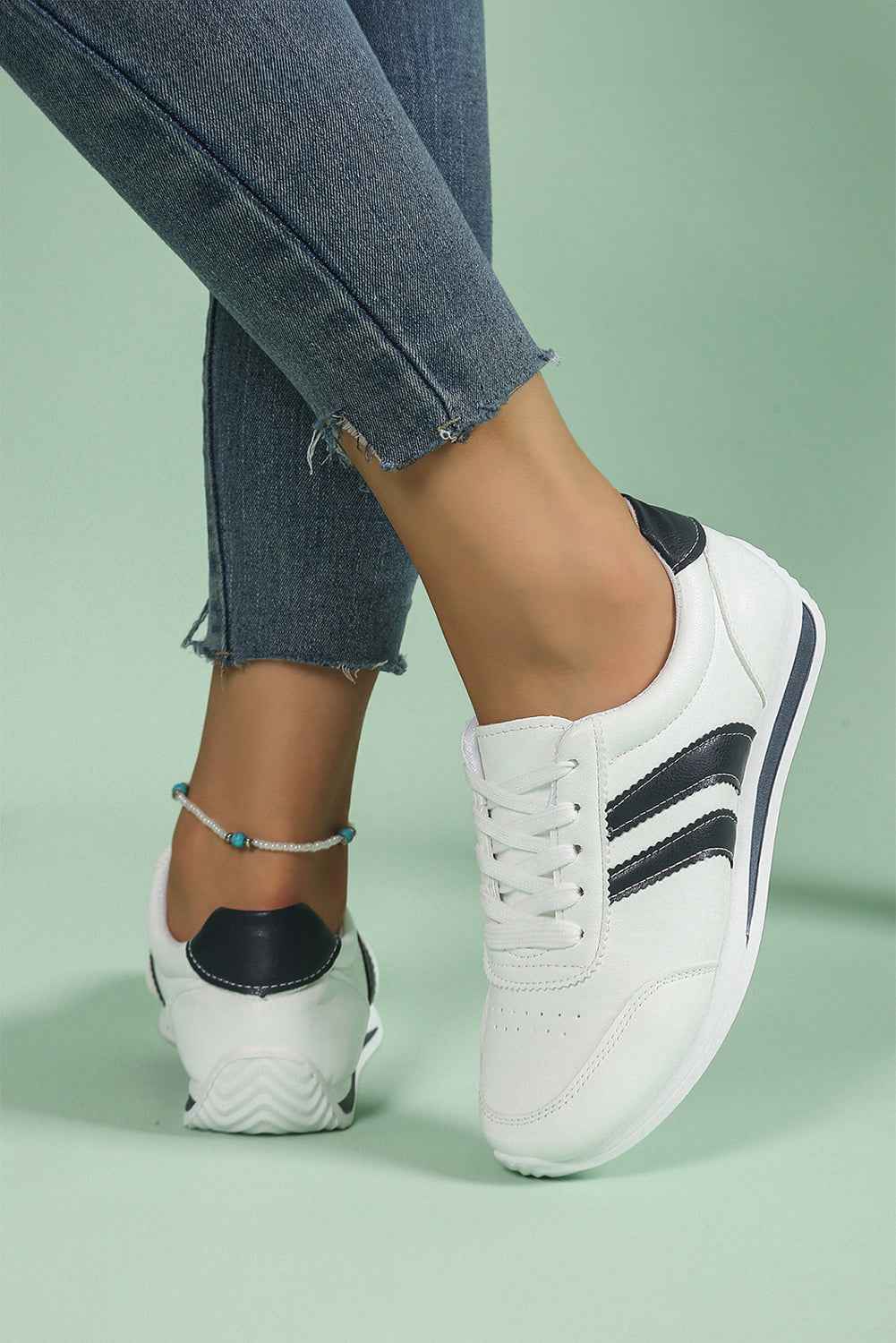 Isabella Lace Up Flat Shoes