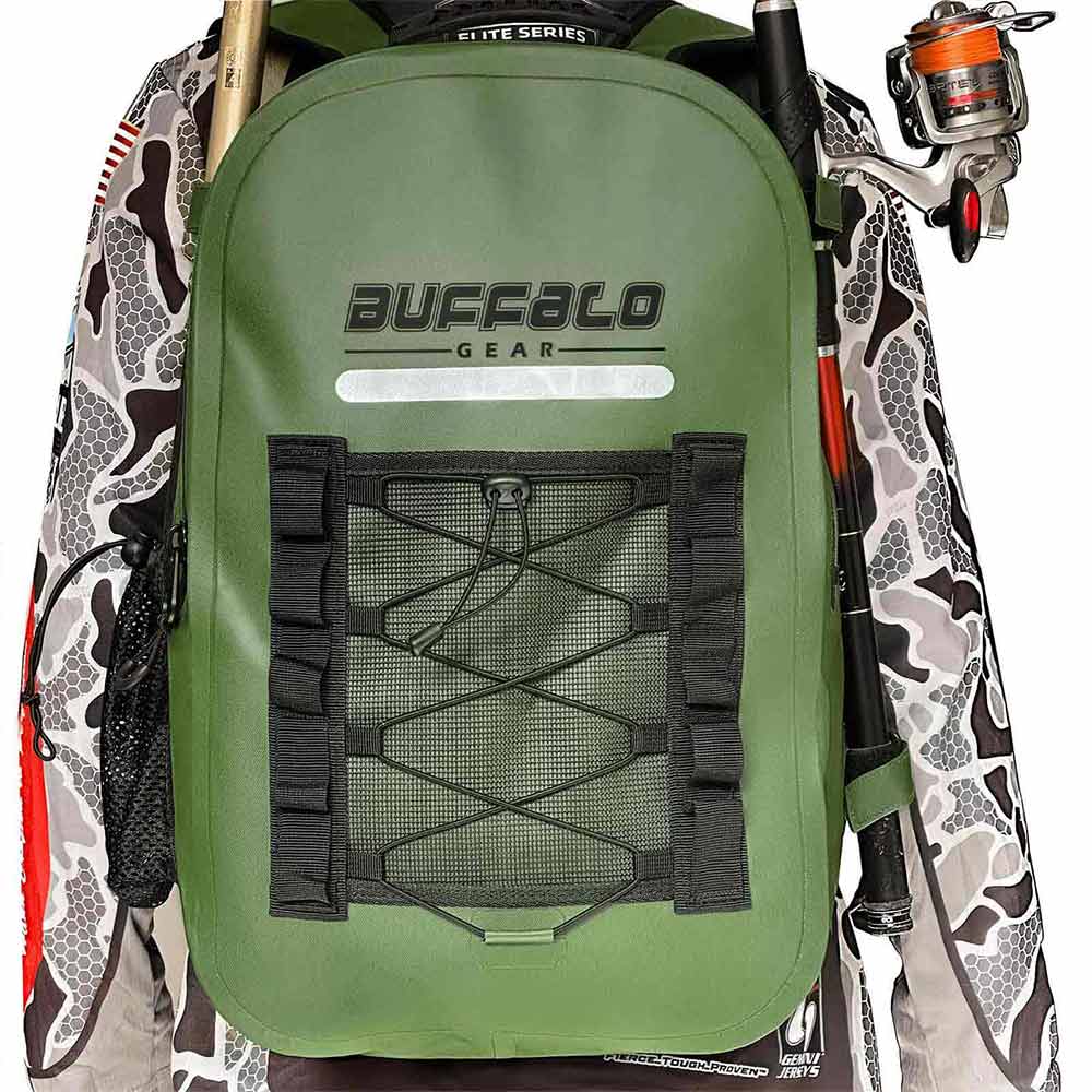 27QT Waterproof Fishing Backpack with Rod Holder - PW PitStop