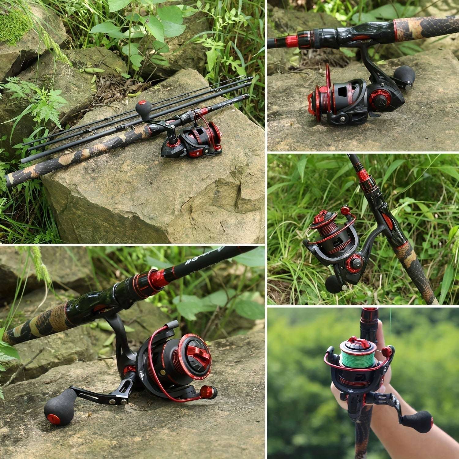 Fishing Rod Reel Combo Carbon Fiber - PW PitStop