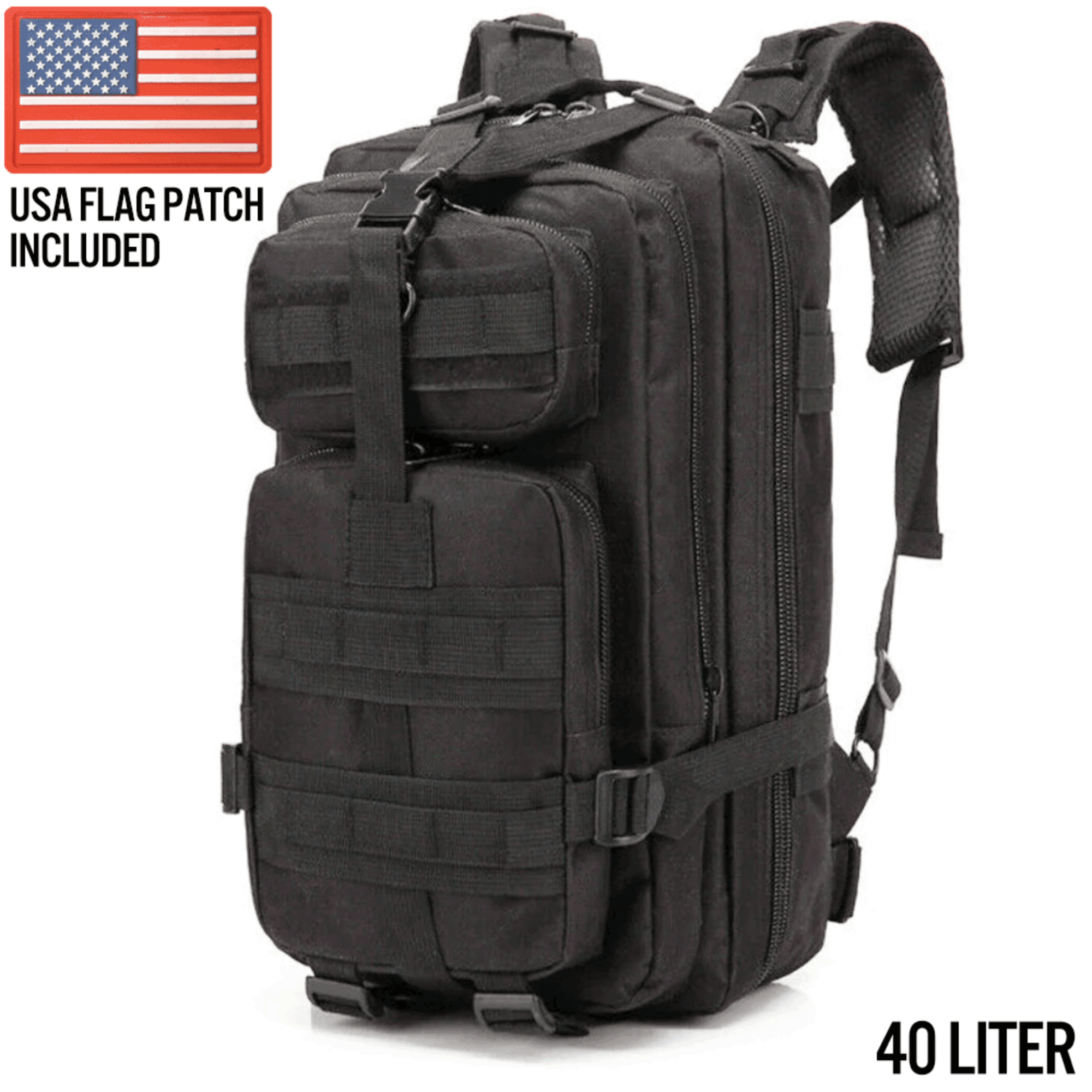 XGear Tactical Large 40L Tactical Backpack Survival Bag - PW PitStop