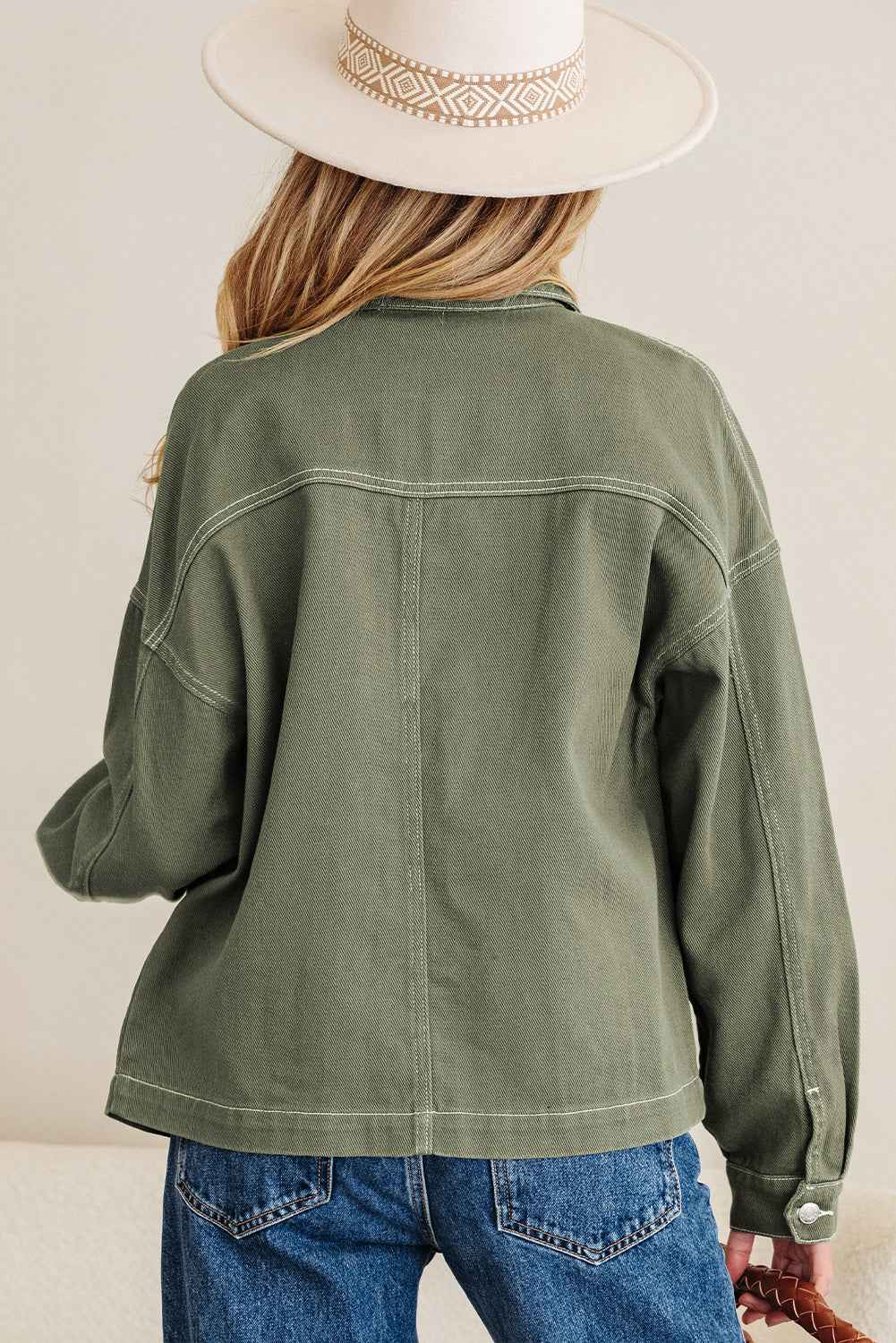Isabella Collared Front Boyfriend Jacket
