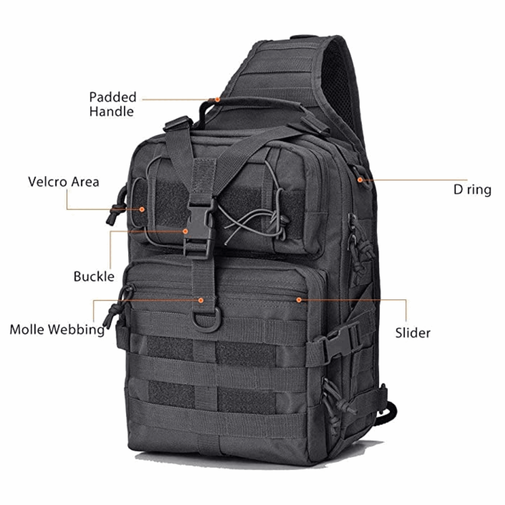 Tactical Medium Sling Range Bag - PW PitStop