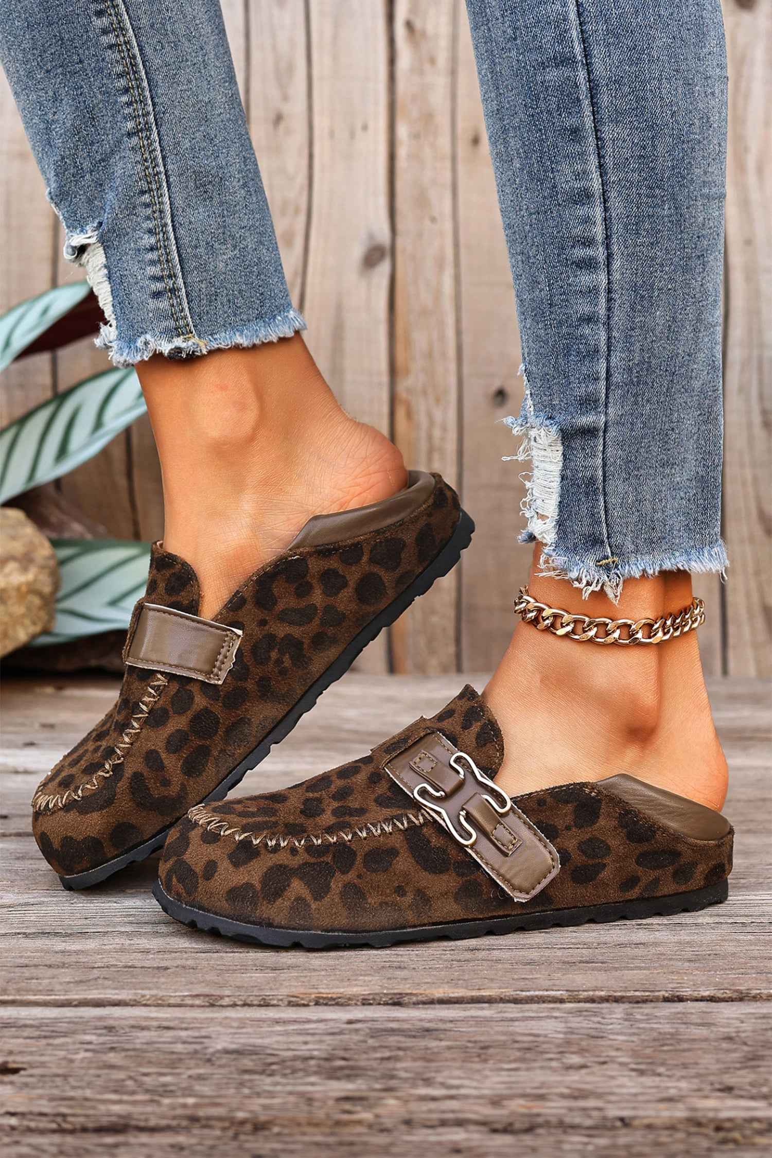 Keziah Buckle Slip On Shoes