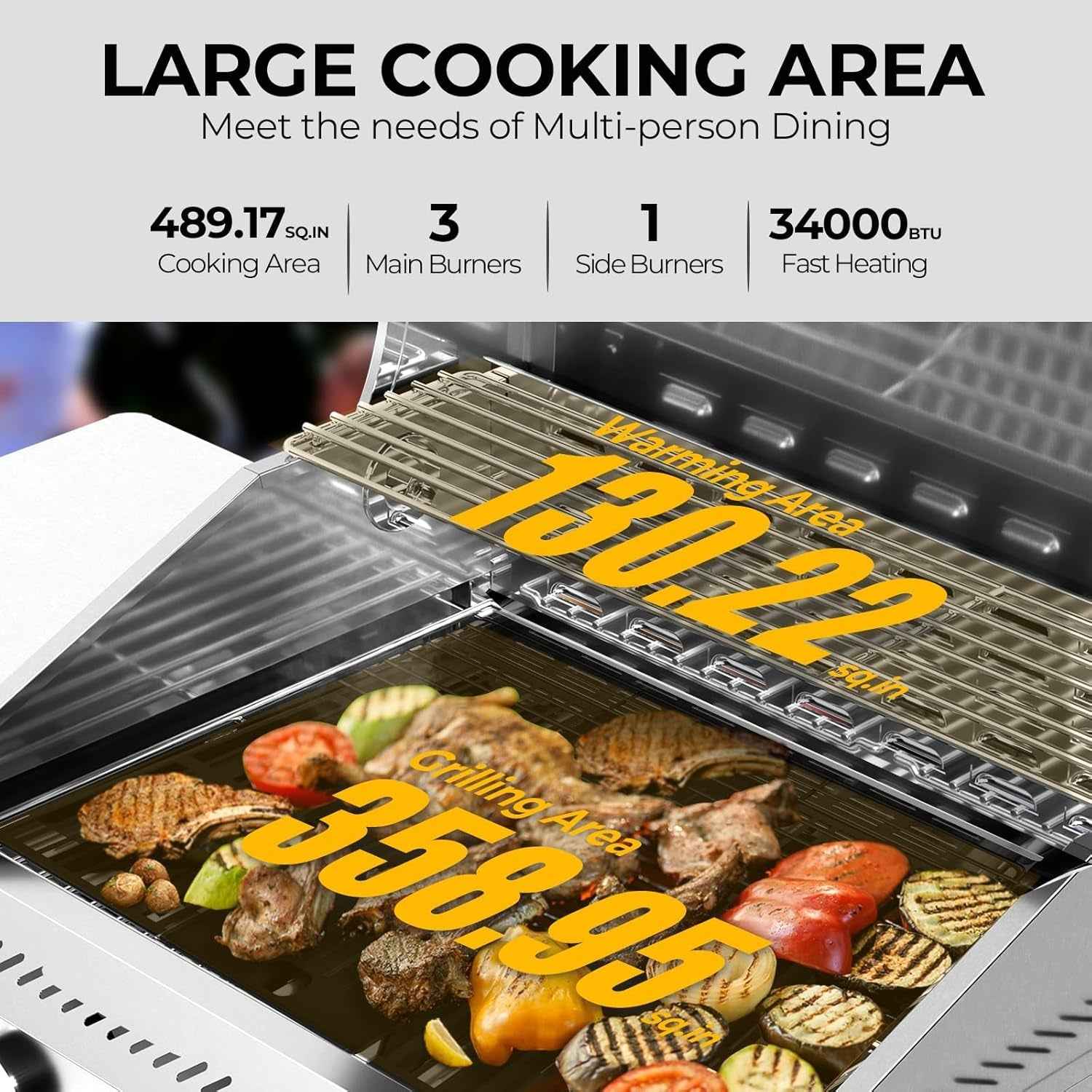 Propane Grill With Side Burner Commercial Grade Outdoor