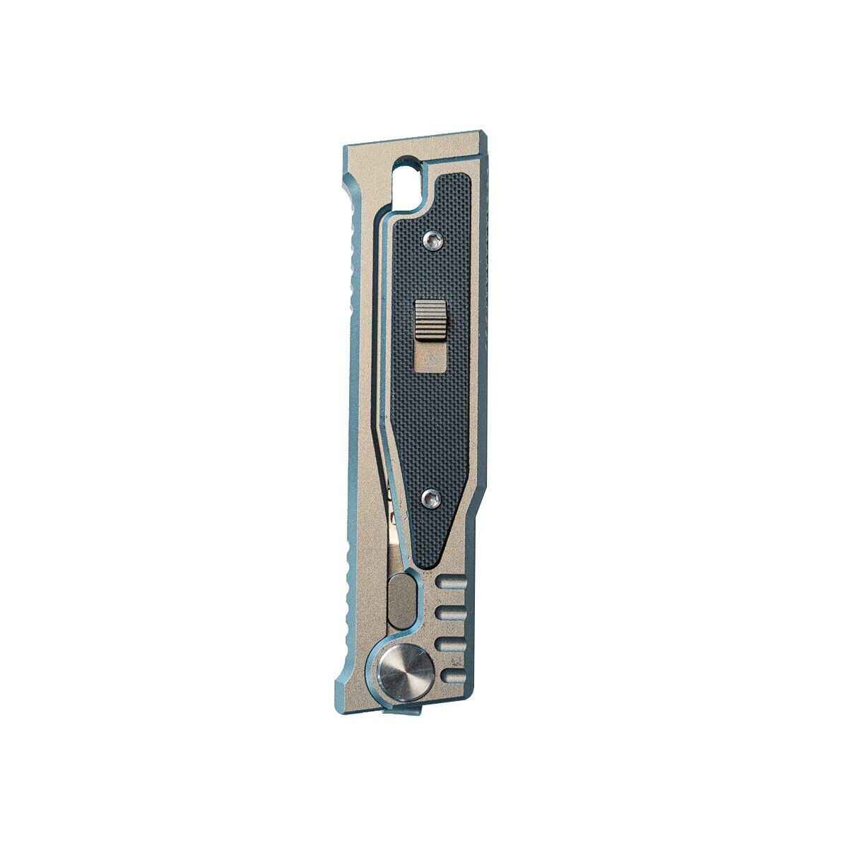MUCITUP Rampart Tanto Sliding Blade Knife 3" D2 Steel Tactical Steel