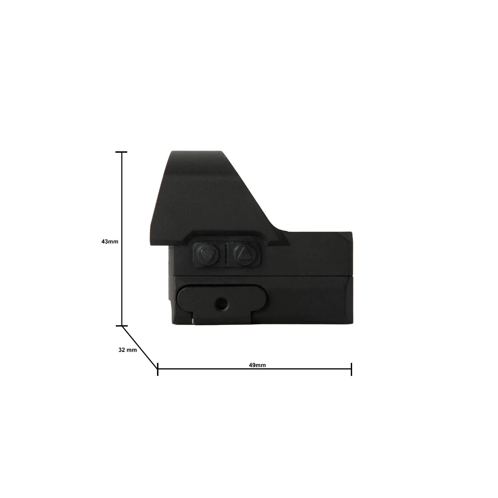 Ronnin F12, 2 MOA Micro Red Dot – RMR Footprint, Shake N’ Wake, IP67 - PW PitStop
