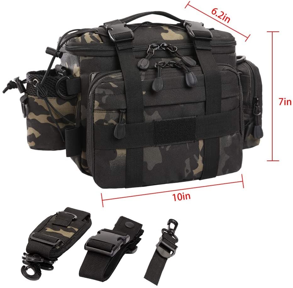 Fishing Tackle Storage Cross Body Sling Backpack - PW PitStop