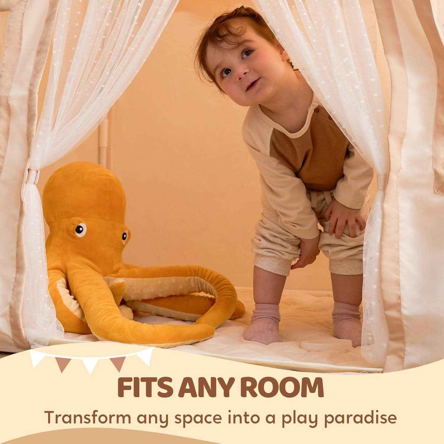 Indoor Outdoor Playroom Tent Size 51x35x52 InchesTall