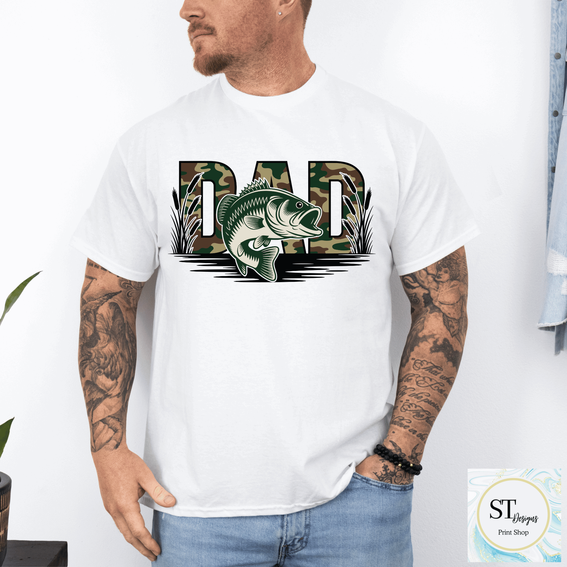 Camo Fishing Dad