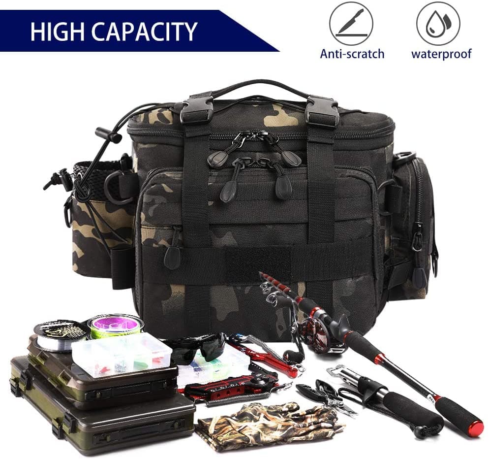 Fishing Tackle Storage Cross Body Sling Backpack - PW PitStop