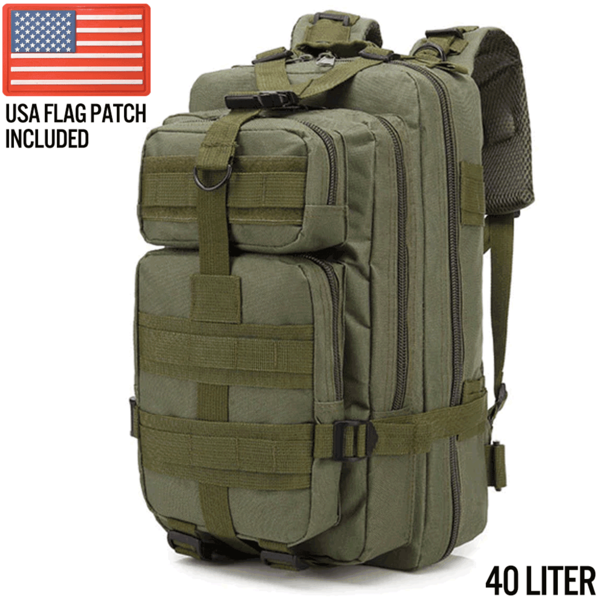 XGear Tactical Large 40L Tactical Backpack Survival Bag - PW PitStop