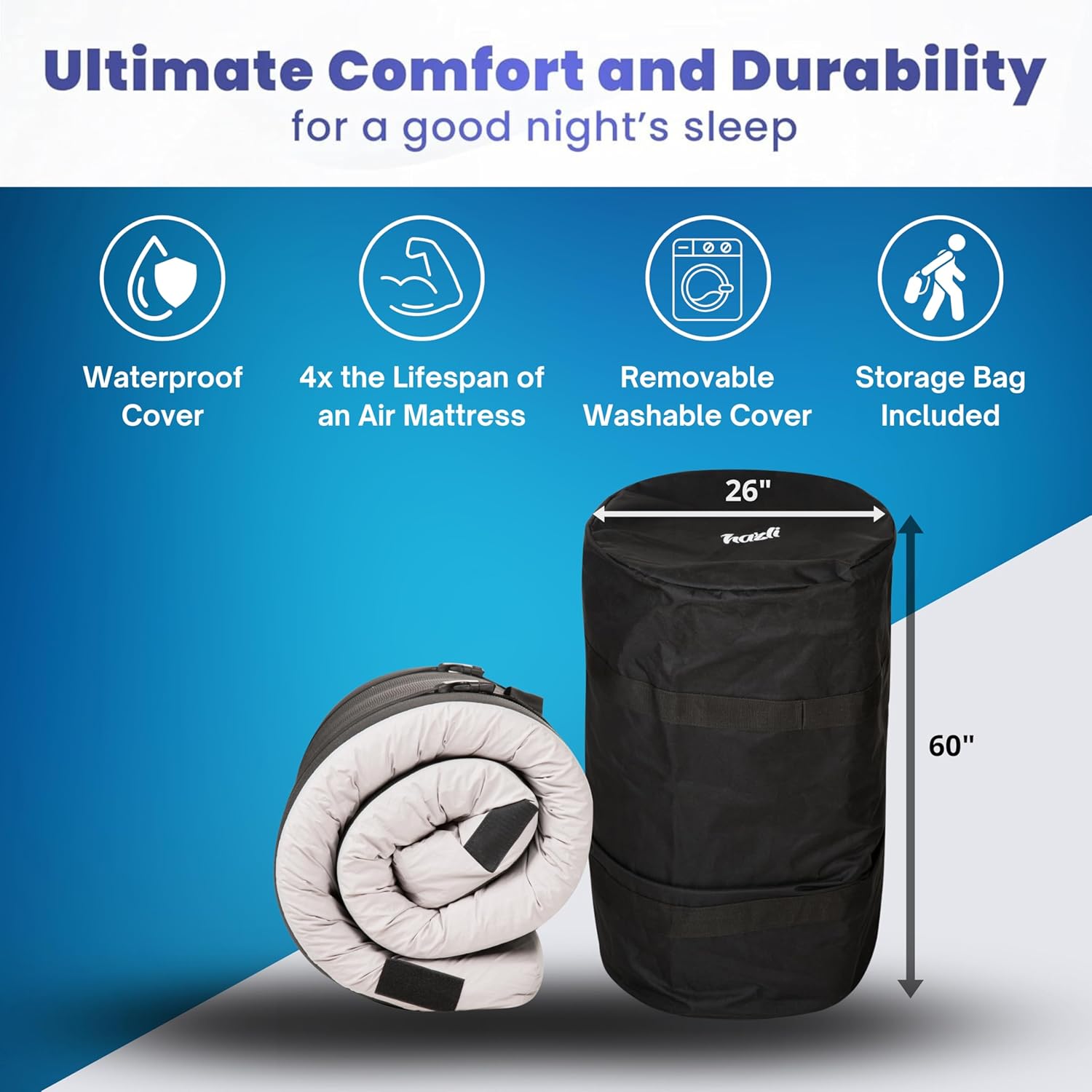 Matrix Air-Cell Memory Foam Camping Mattress - PW PitStop