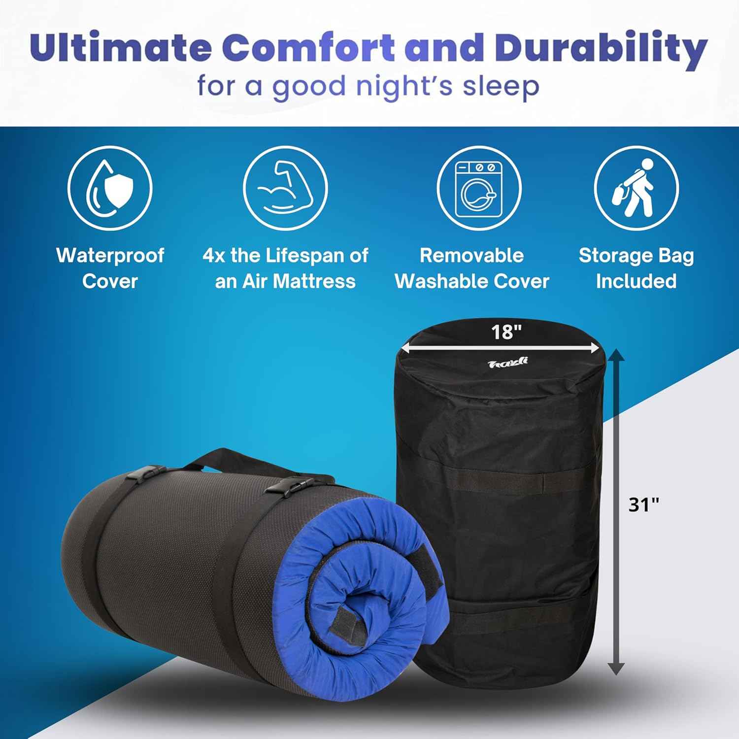 Matrix Air-Cell Memory Foam Camping Mattress
