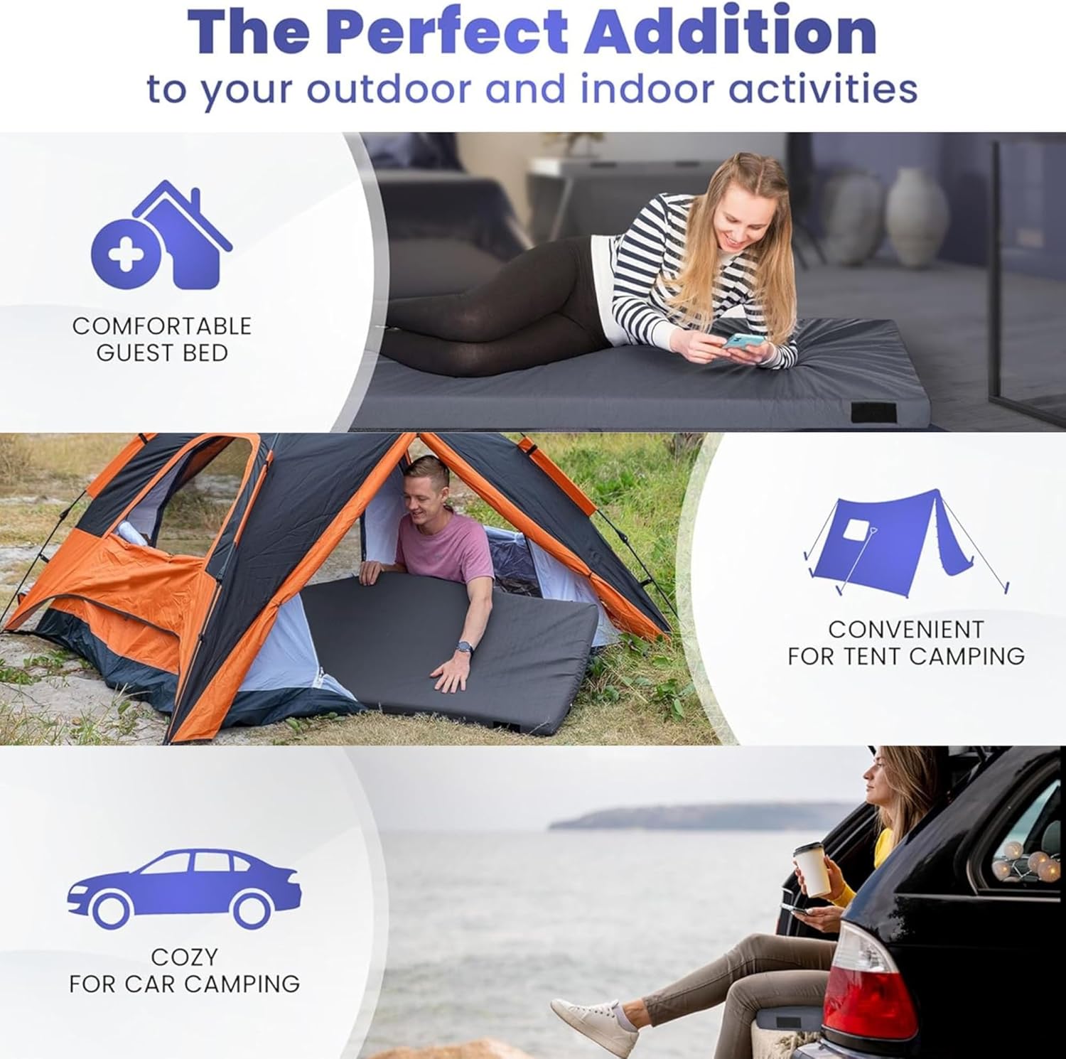 Matrix Air-Cell Memory Foam Camping Mattress - PW PitStop