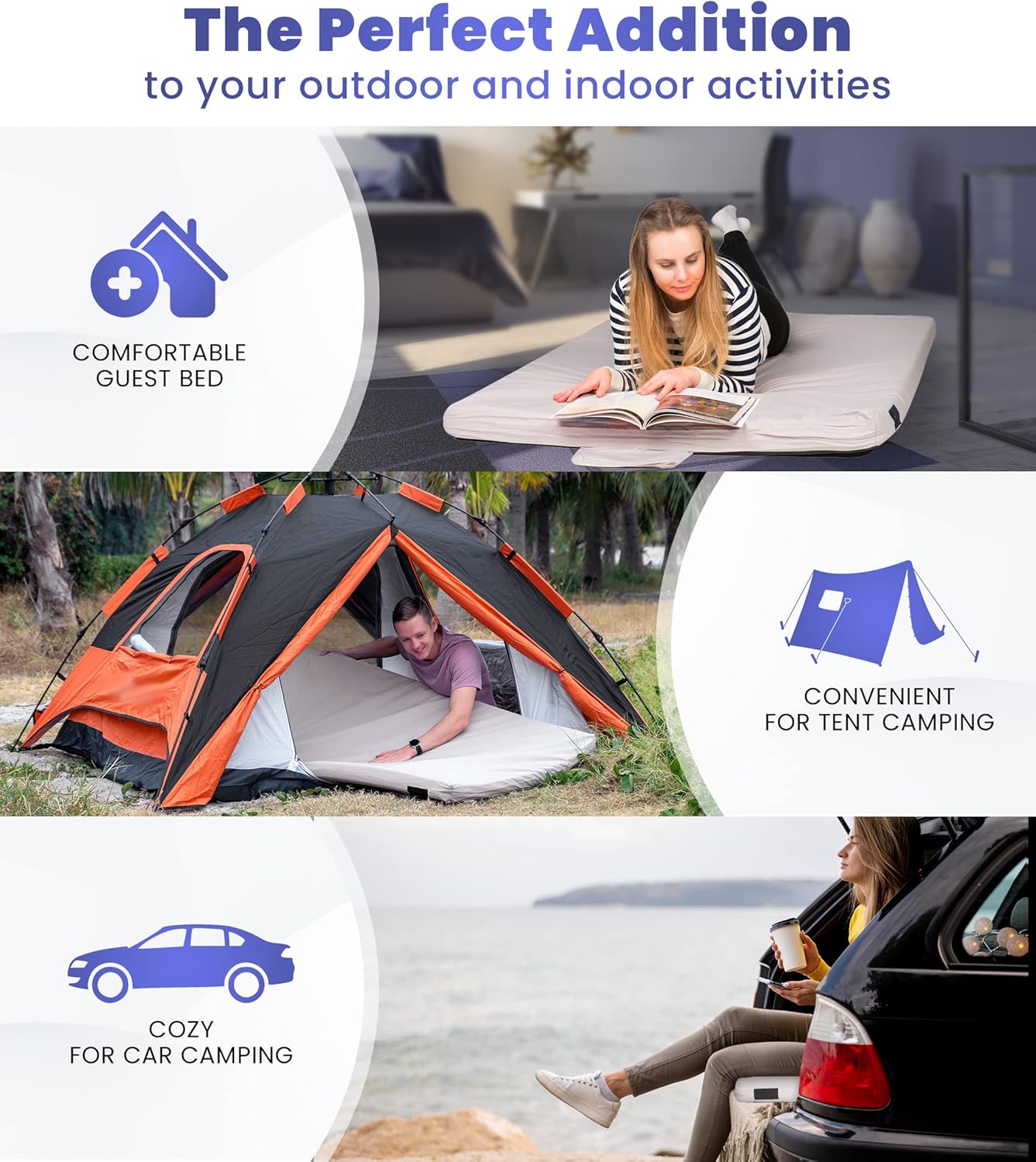 Matrix Air-Cell Memory Foam Camping Mattress - PW PitStop