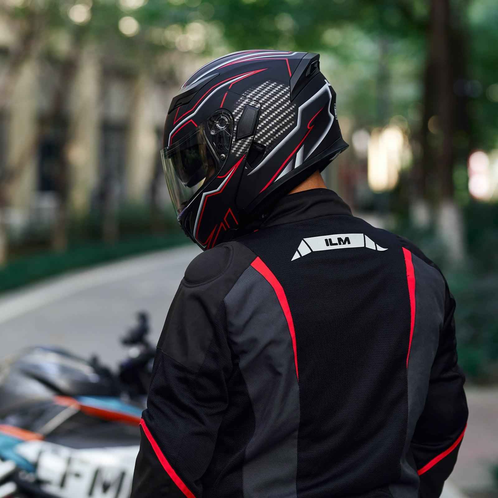 ILM Motorcycle Modular Full Face Helmet Model 902