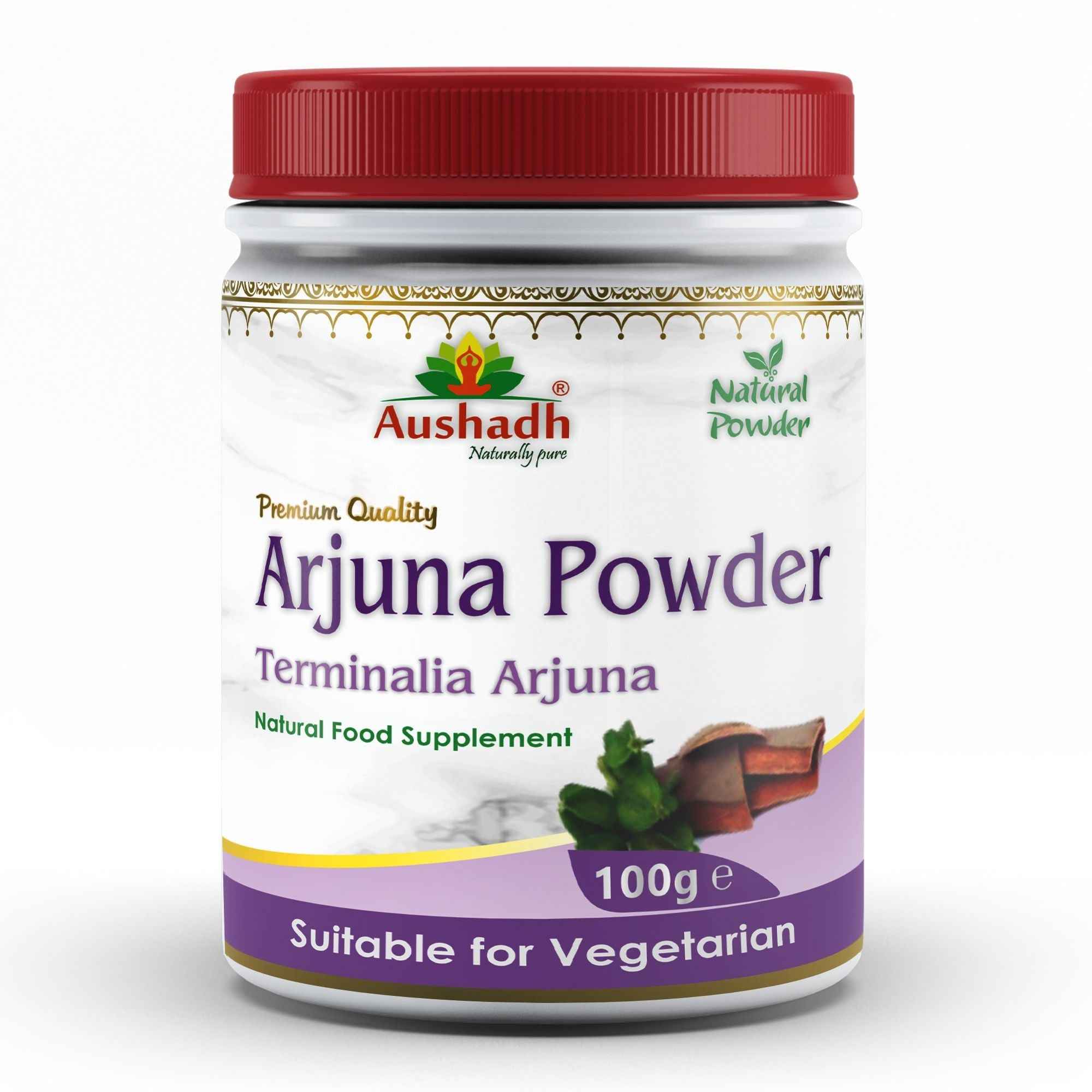 Aushadh Arjuna Powder 100 gram - Heart Health Support