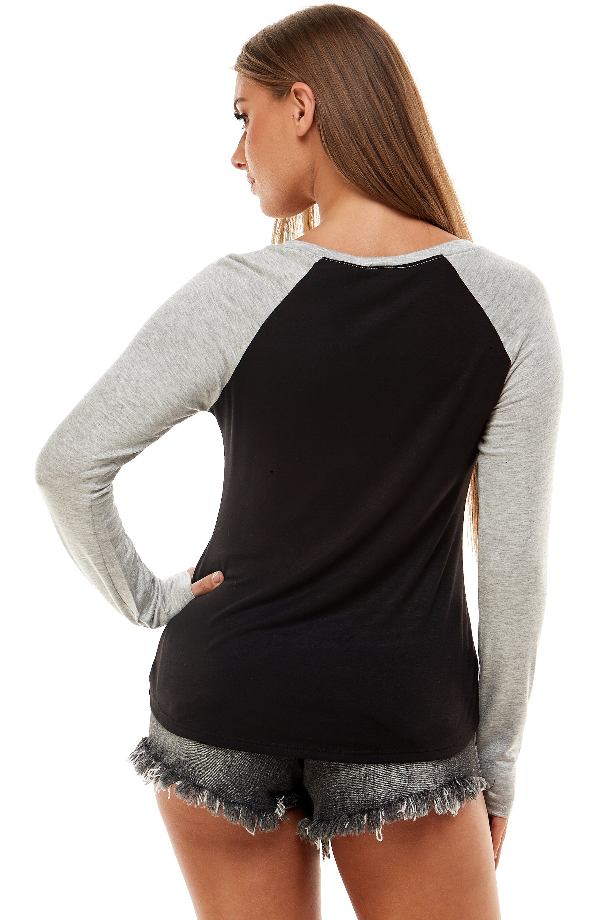 WHISKEY BENT AND HELL BOUND LONG SLEEVE RAGLAN SHIRT