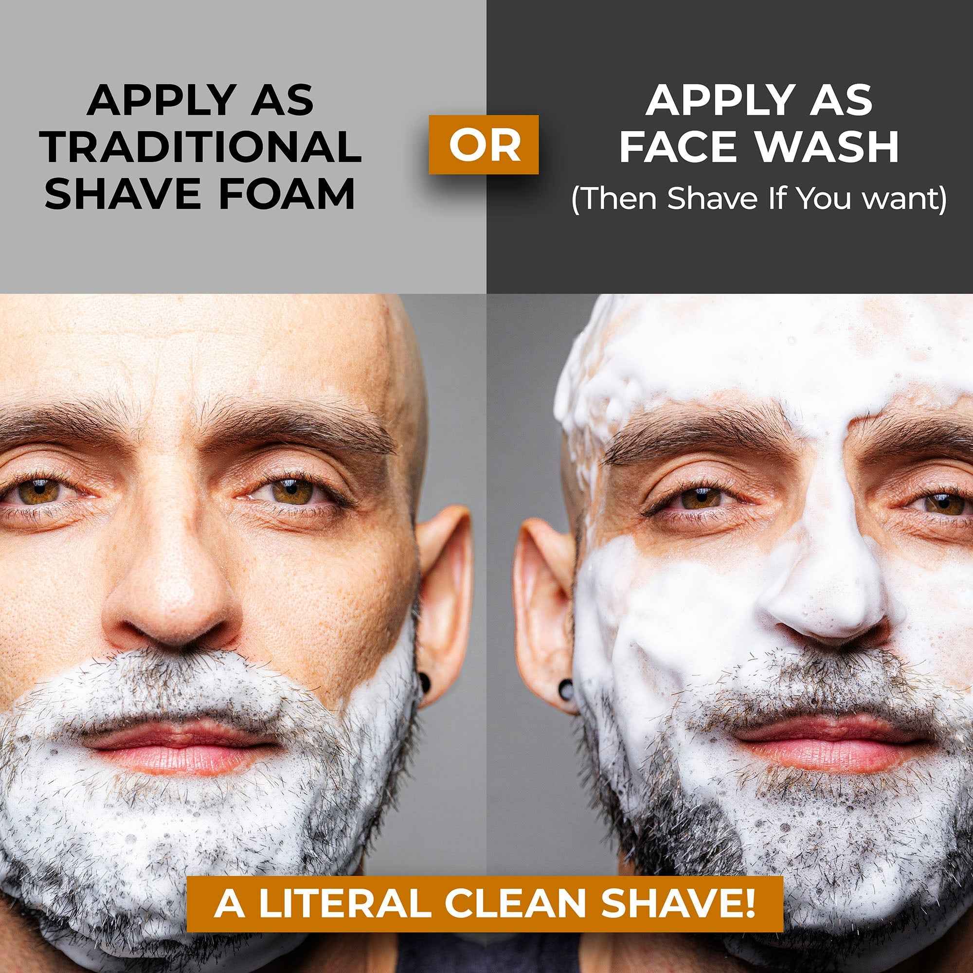 BioNutrient 2-in-1 Shave Foam + Face Wash