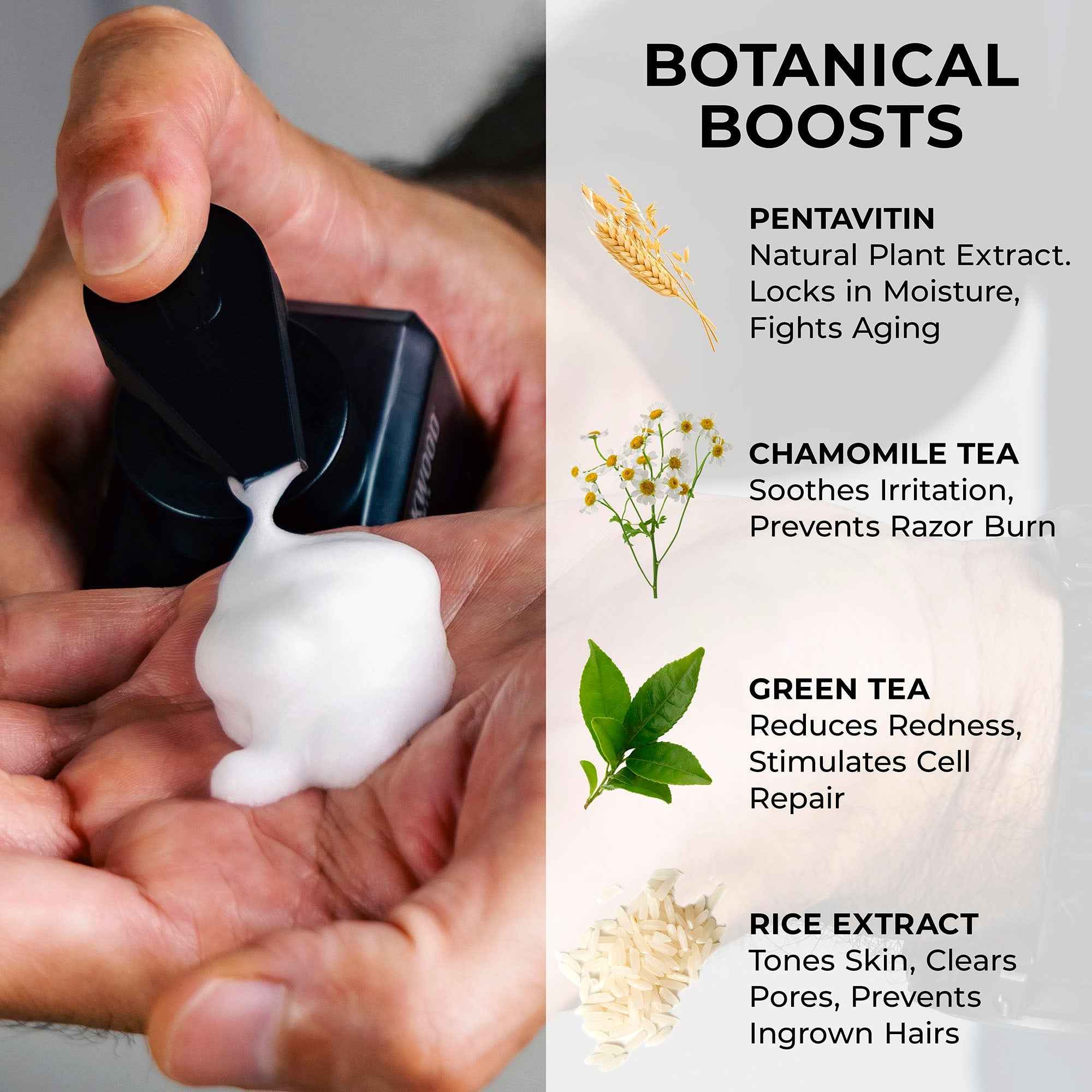 BioNutrient 2-in-1 Shave Foam + Face Wash