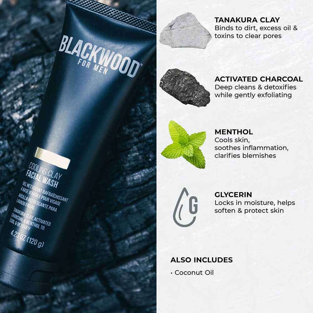 Cooling Clay Facial Wash