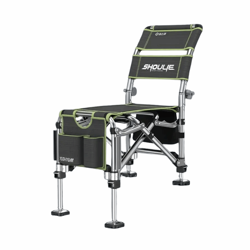 Fishing Chair Adjustable Legs Backrest Foldable Design - PW PitStop