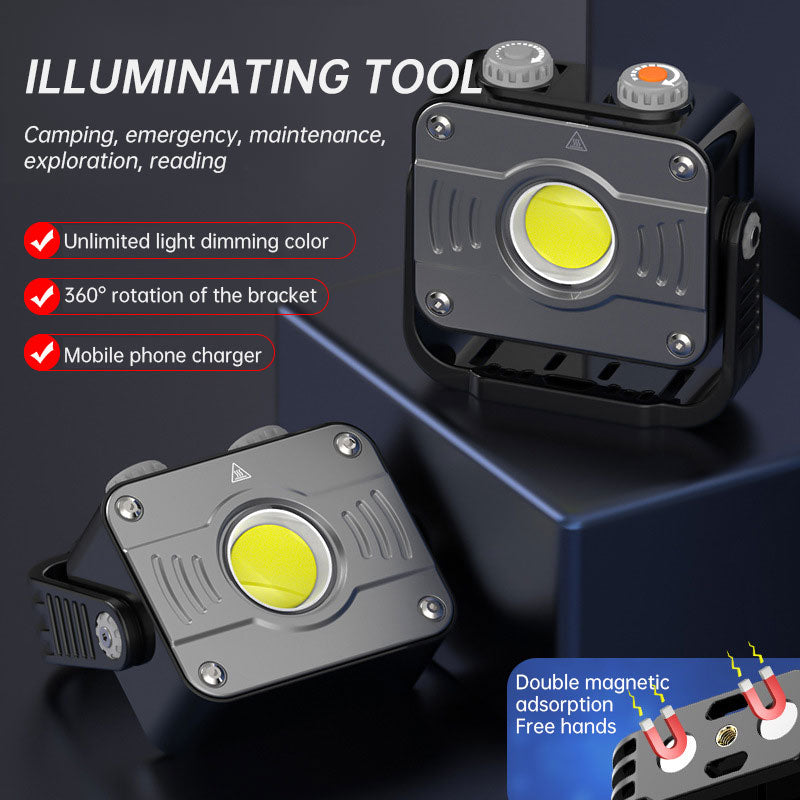 New LED multifunctional camp lights Infinitely dimming tent lights Camping lights Auto repair strong light Emergency light - PW PitStop