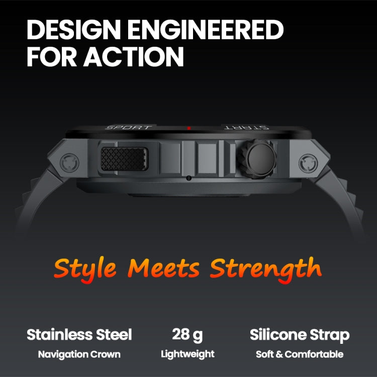 Zeblaze Ares 3 Plus 1.43 inch Fitness & Wellness Smart Watch Supports 24H Health Monitoring - PW PitStop