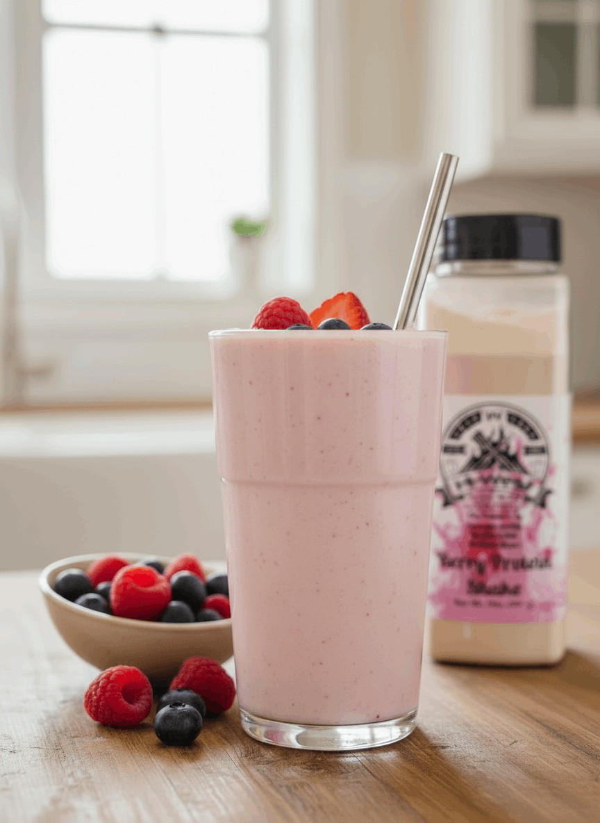 Hi-West Berry Protein Shake - PW PitStop