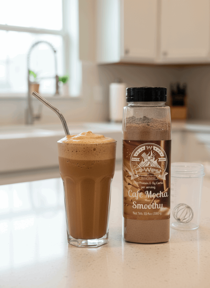 Hi-West Cafe Mocha Protein Smoothy - PW PitStop