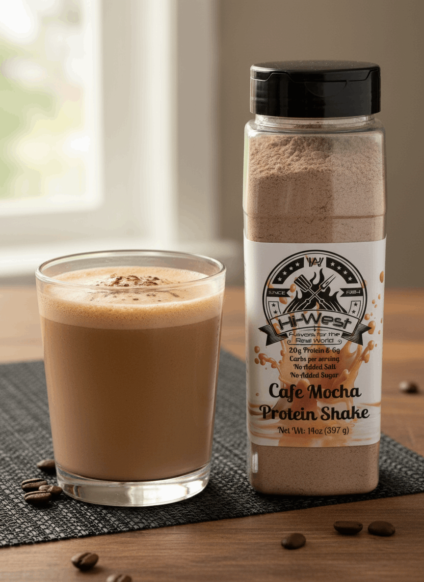 Hi-West Cafe Mocha Protein Shake - PW PitStop