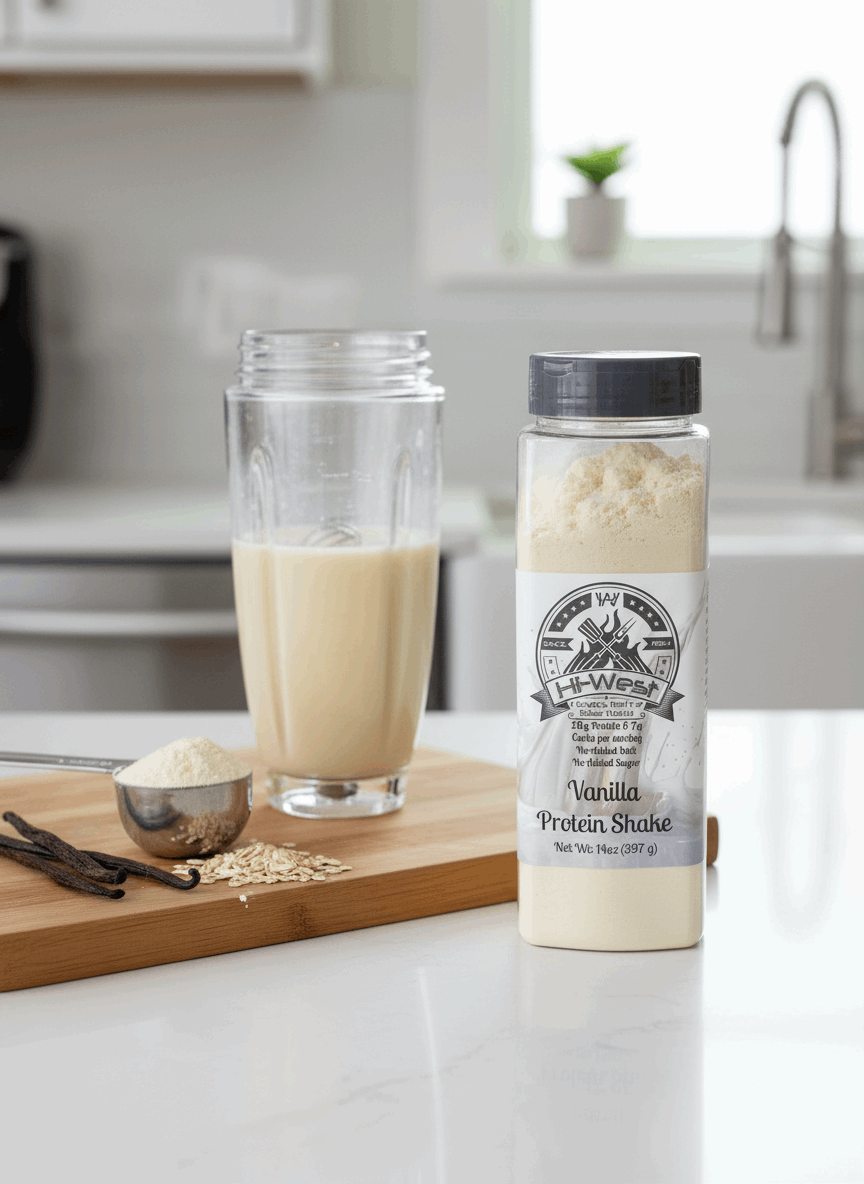 Hi-West Vanilla Protein Shake - PW PitStop