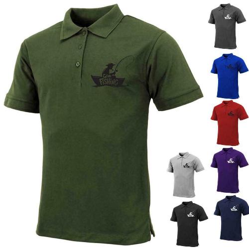 Mens "Gone Fishing" Polo Shirt - PW PitStop