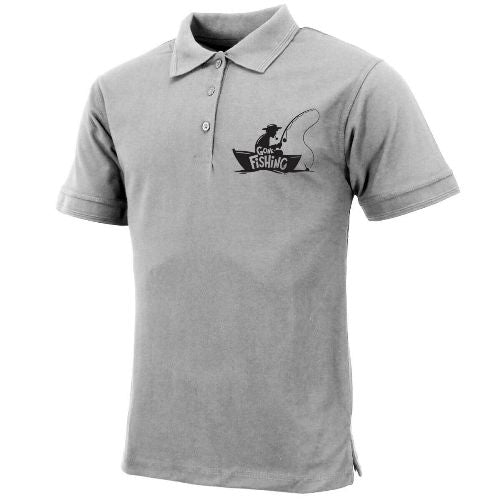 Mens "Gone Fishing" Polo Shirt - PW PitStop