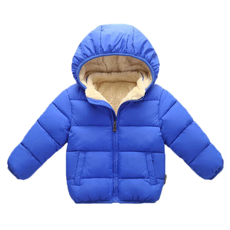 Padded Jacket with Hood and Zip