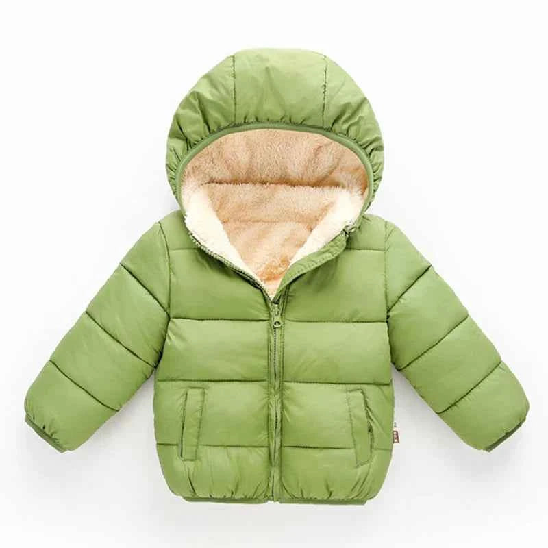 Padded Jacket with Hood and Zip