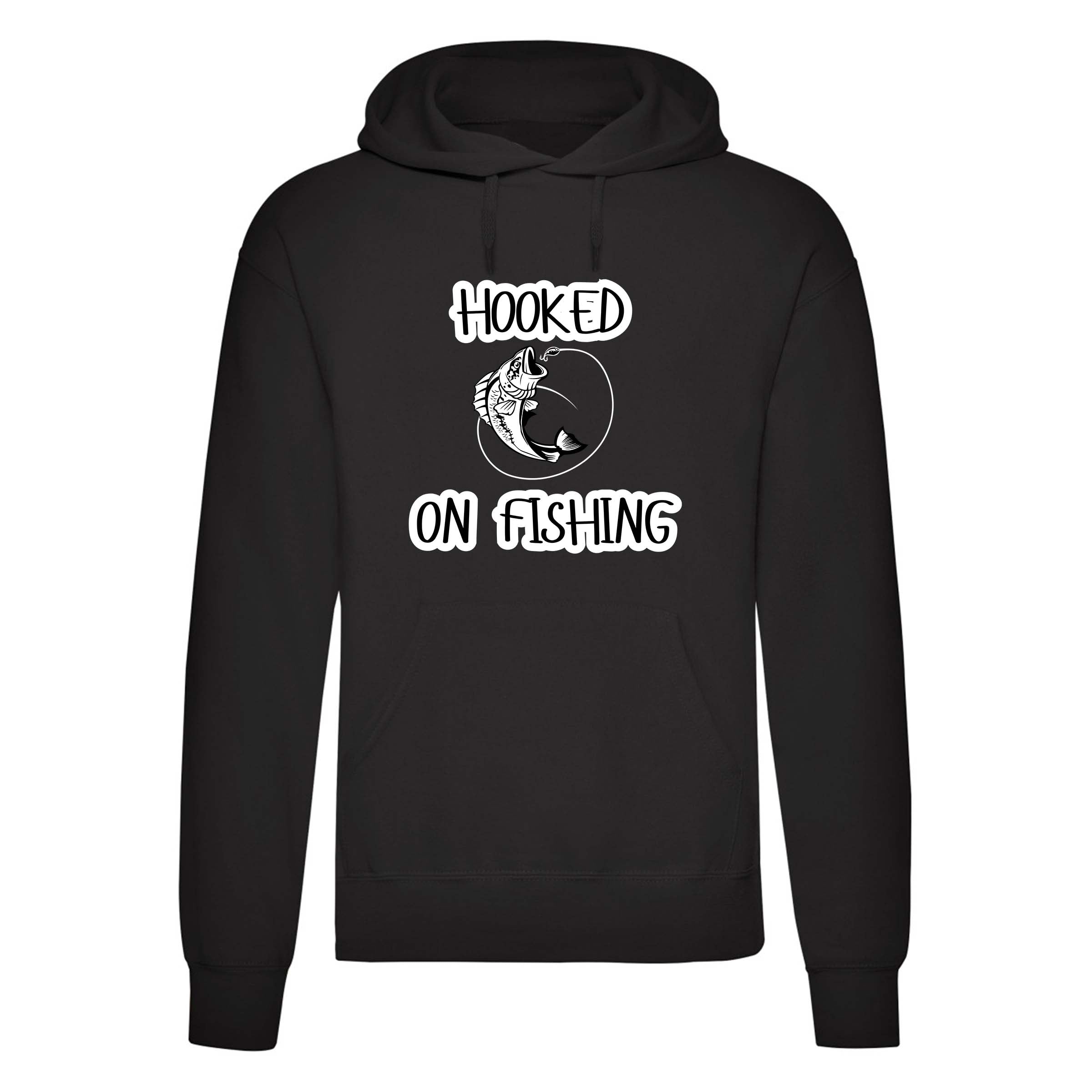Hooked on Fishing Printed Hoodie - PW PitStop