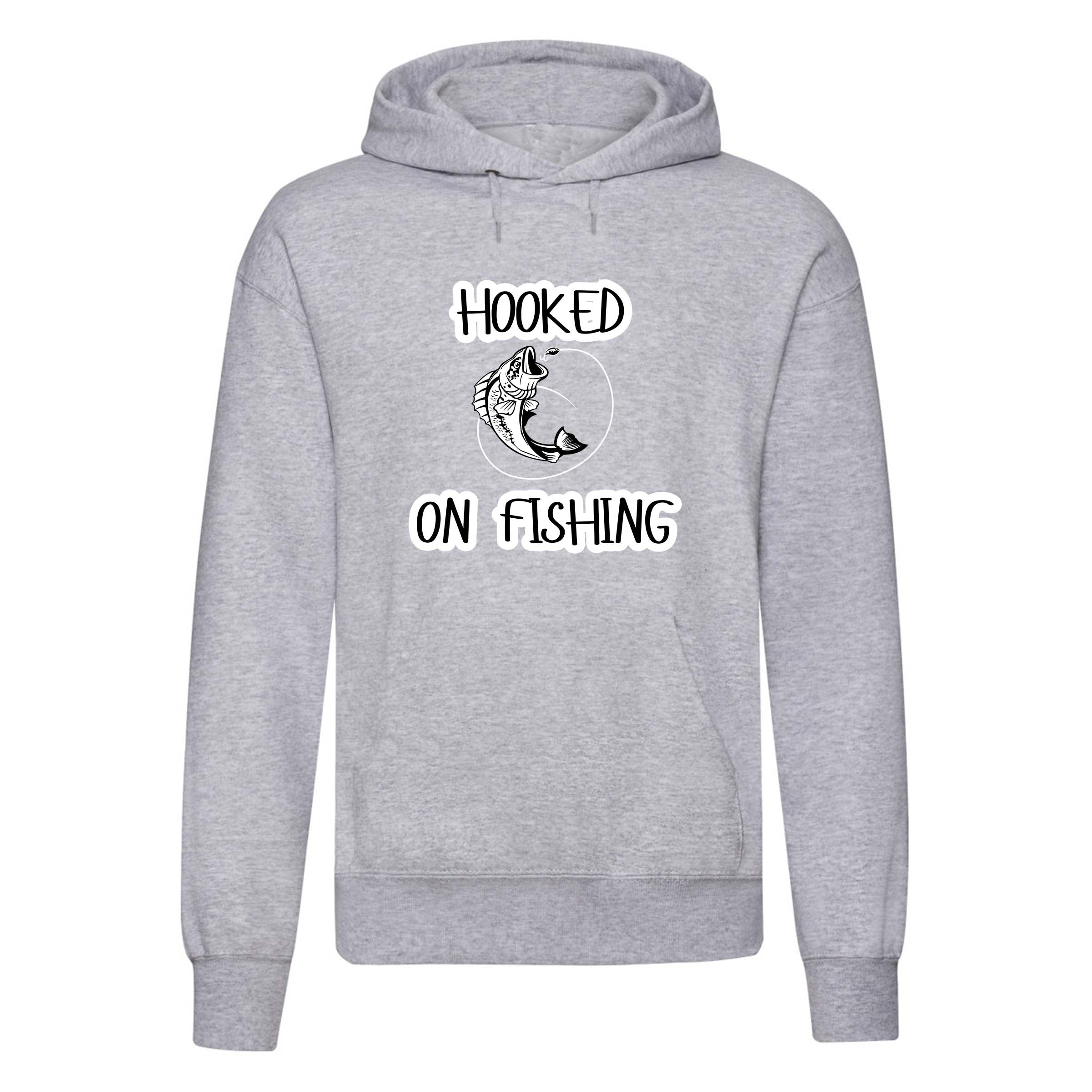 Hooked on Fishing Printed Hoodie - PW PitStop