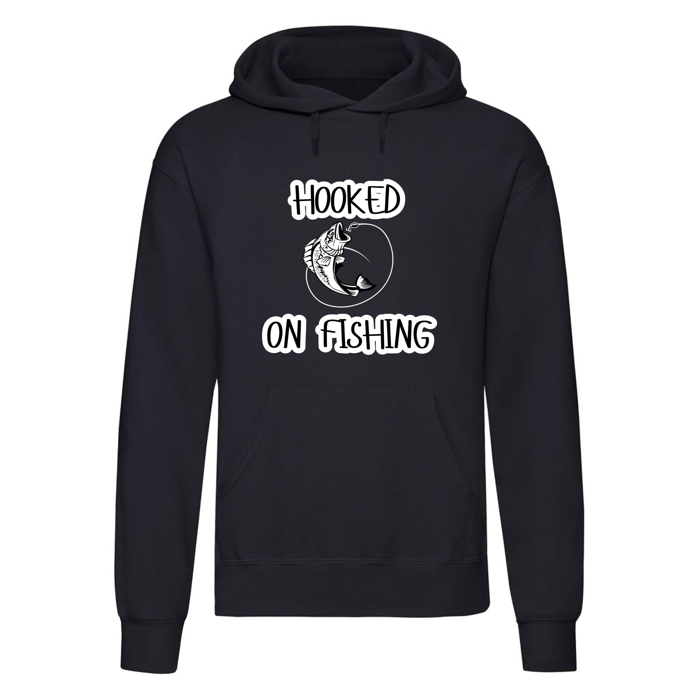 Hooked on Fishing Printed Hoodie - PW PitStop