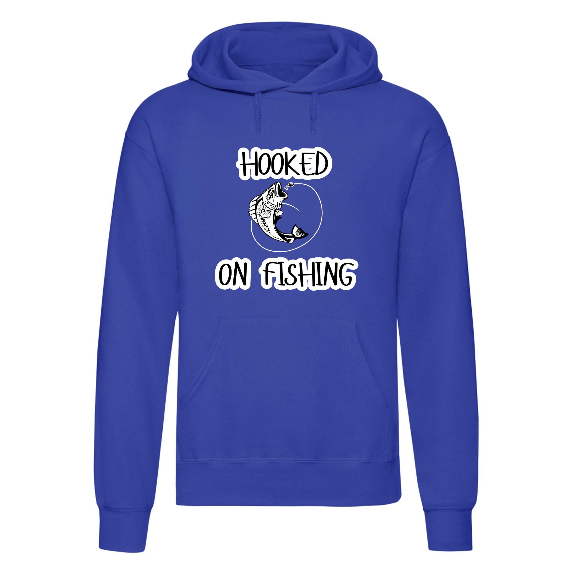 Hooked on Fishing Printed Hoodie - PW PitStop