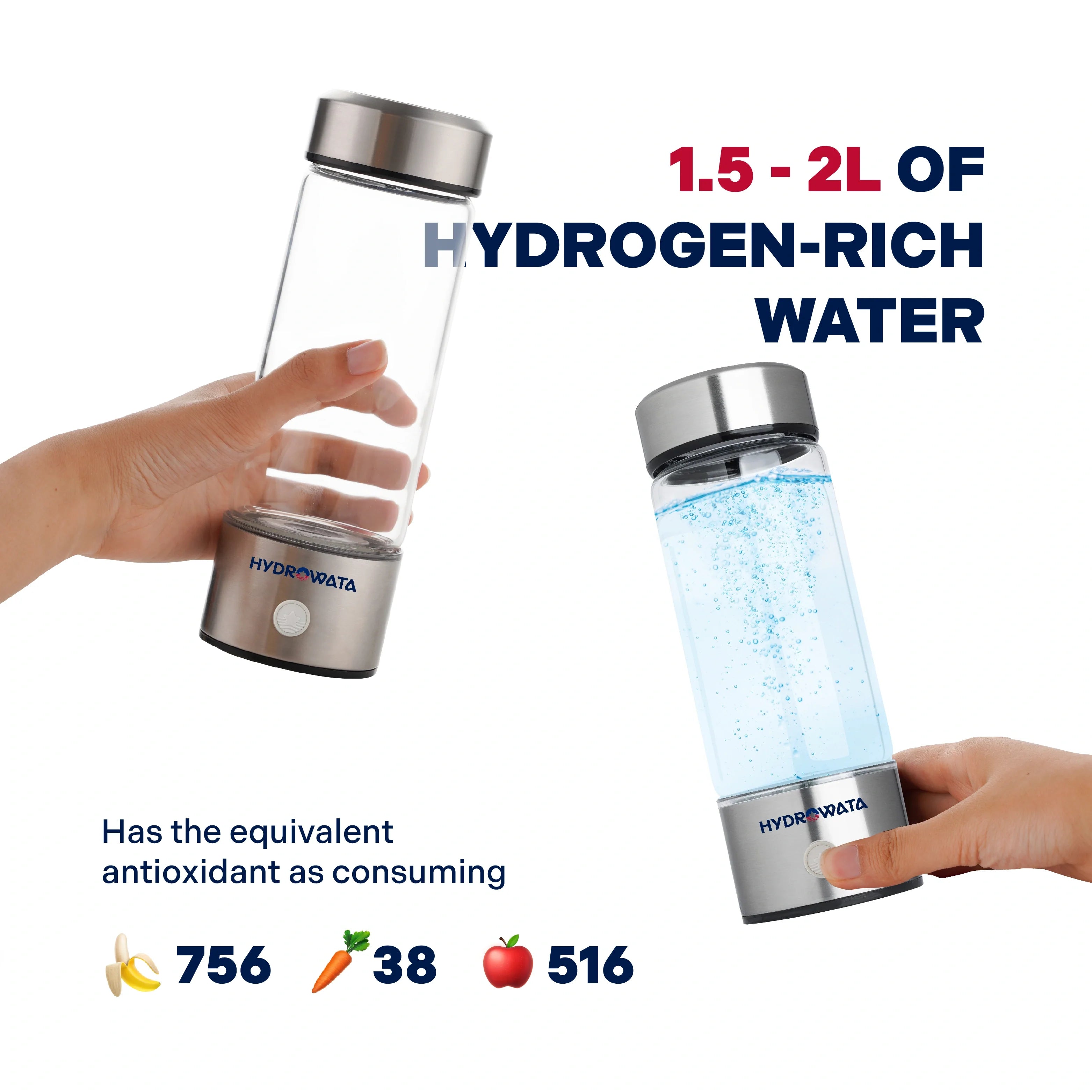 HydroWata™ Hydrogen Water Bottle - PW PitStop